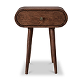 Cleo Mango Bedside Dark Stain from Roseland Furniture