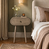 Cleo Mango Bedside Light Stain from Roseland Furniture