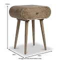 Cleo Mango Bedside Light Stain from Roseland Furniture