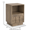 Rowan Mango Bedside Light Stain from Roseland Furniture