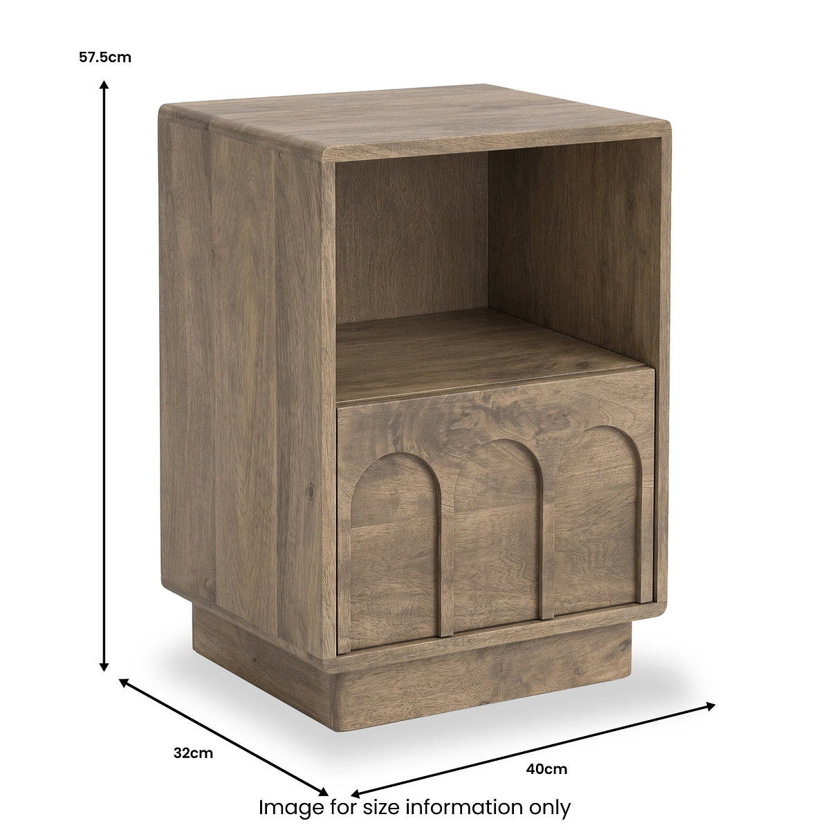 Rowan Mango Bedside Light Stain from Roseland Furniture