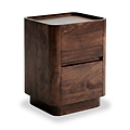 Soren Mango Bedside Dark Stain from Roseland Furniture