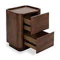 Soren Mango Bedside Dark Stain from Roseland Furniture
