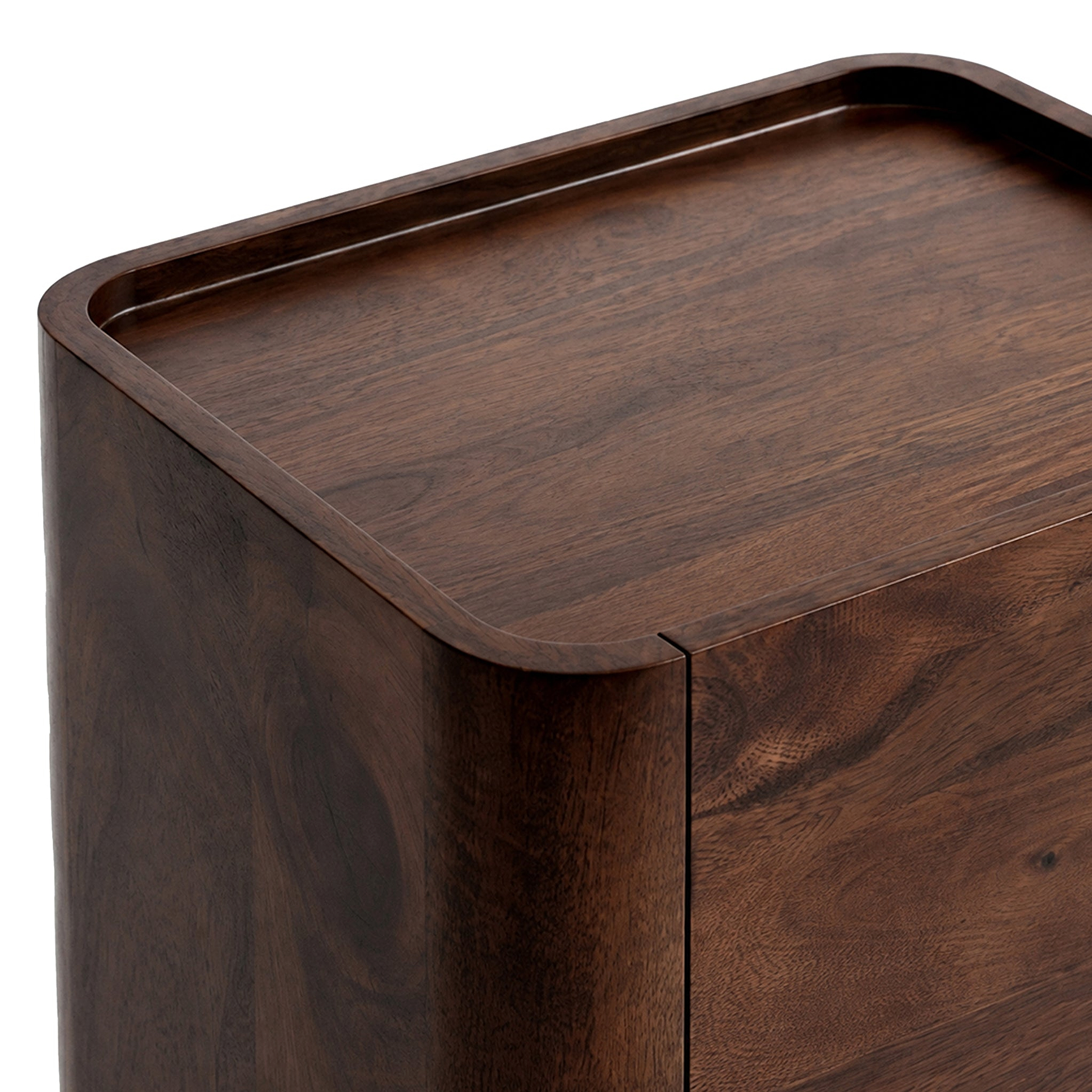 Soren Mango Bedside Dark Stain from Roseland Furniture