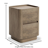 Soren Mango Bedside Light Stain from Roseland Furniture