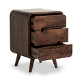 Maeve Mango Bedside Dark Stain from Roseland Furniture