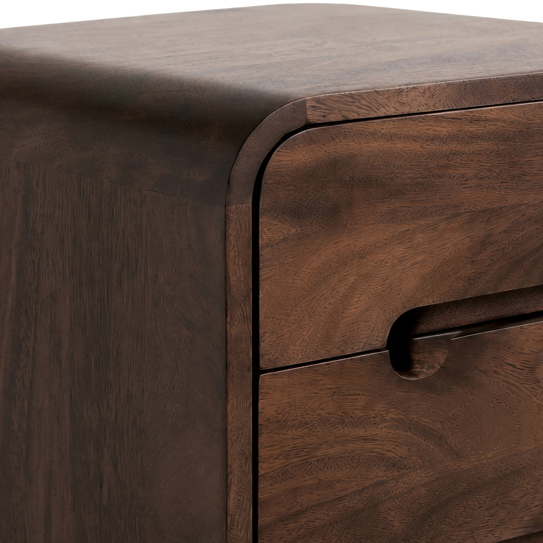Maeve Mango Bedside Dark Stain from Roseland Furniture