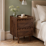 Marlow Mango Bedside Dark Stain from Roseland Furniture