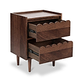 Marlow Mango Bedside Dark Stain from Roseland Furniture
