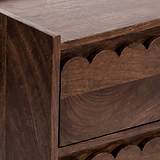 Marlow Mango Bedside Dark Stain from Roseland Furniture