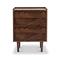 Marlow Mango Bedside Dark Stain from Roseland Furniture