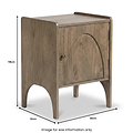 Selby Mango Bedside Light Stain from Roseland Furniture
