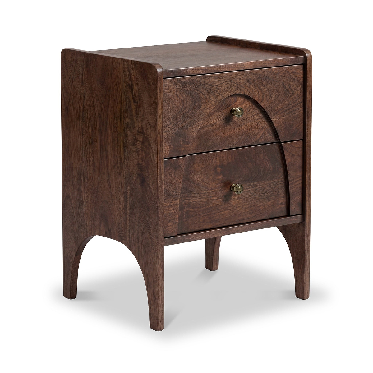 Como Mango Bedside Dark Stain from Roseland Furniture