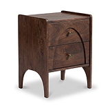 Como Mango Bedside Dark Stain from Roseland Furniture