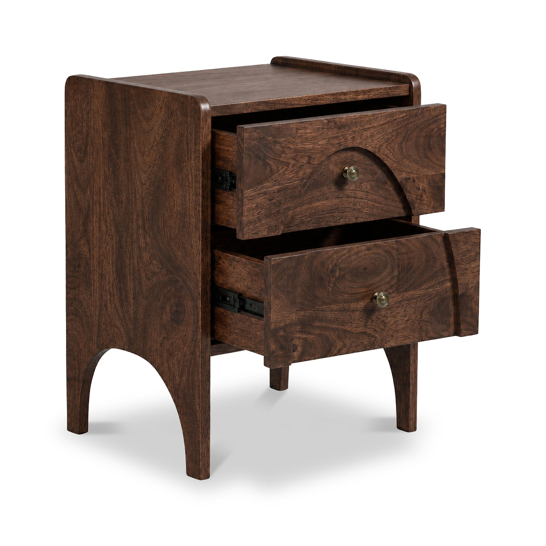 Como Mango Bedside Dark Stain from Roseland Furniture