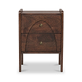 Como Mango Bedside Dark Stain from Roseland Furniture