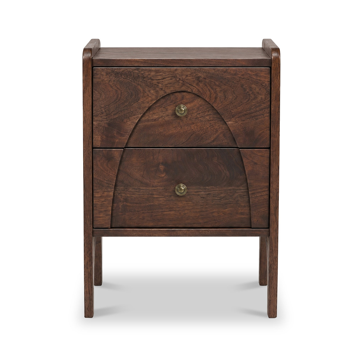 Como Mango Bedside Dark Stain from Roseland Furniture