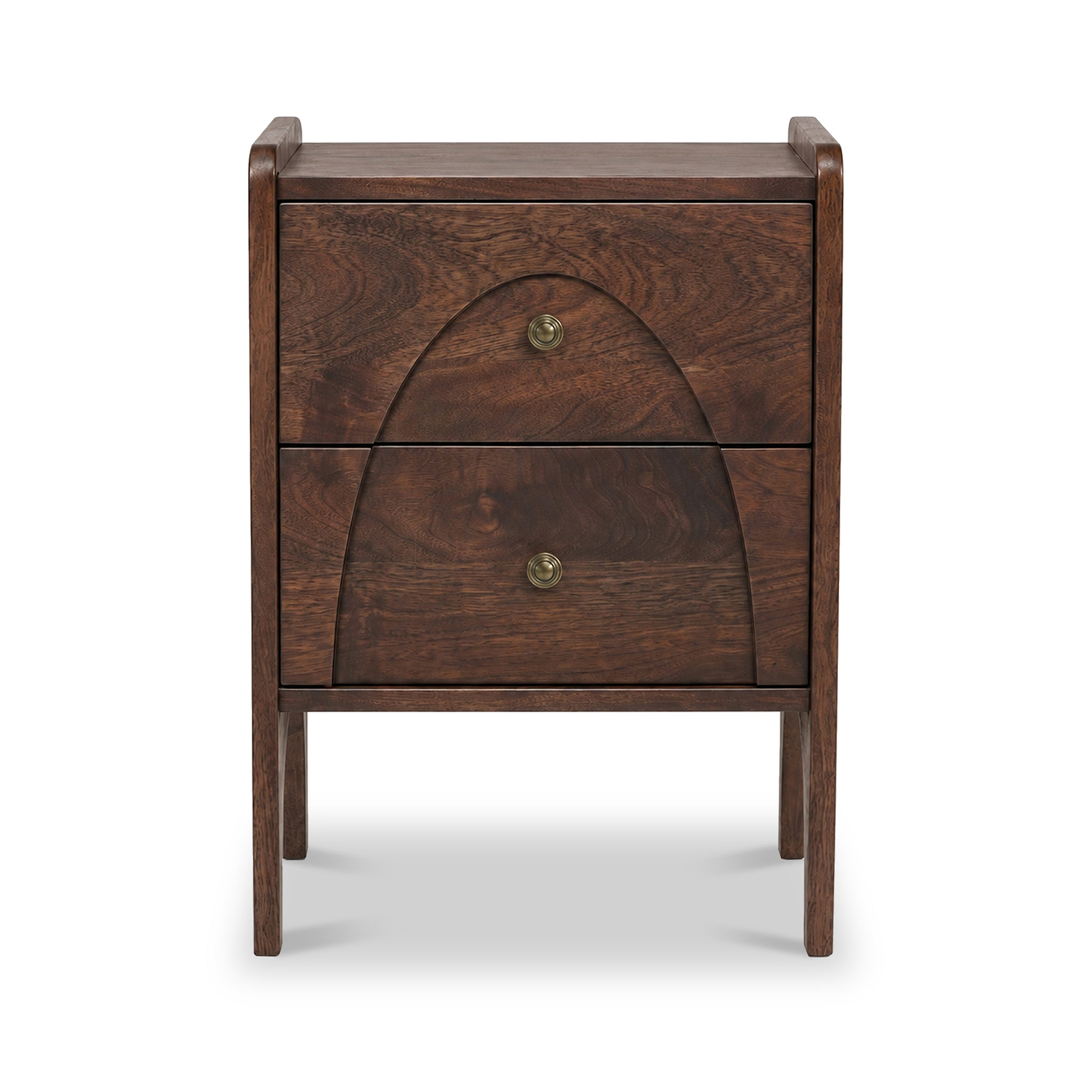 Como Mango Bedside Dark Stain from Roseland Furniture