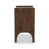 Como Mango Bedside Dark Stain from Roseland Furniture