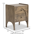 Como Mango Bedside Light Stain from Roseland Furniture