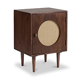 Elsie Mango Bedside Dark Stain from Roseland Furniture