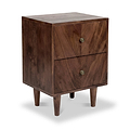Orla Mango Bedside Dark Stain from Roseland Furniture