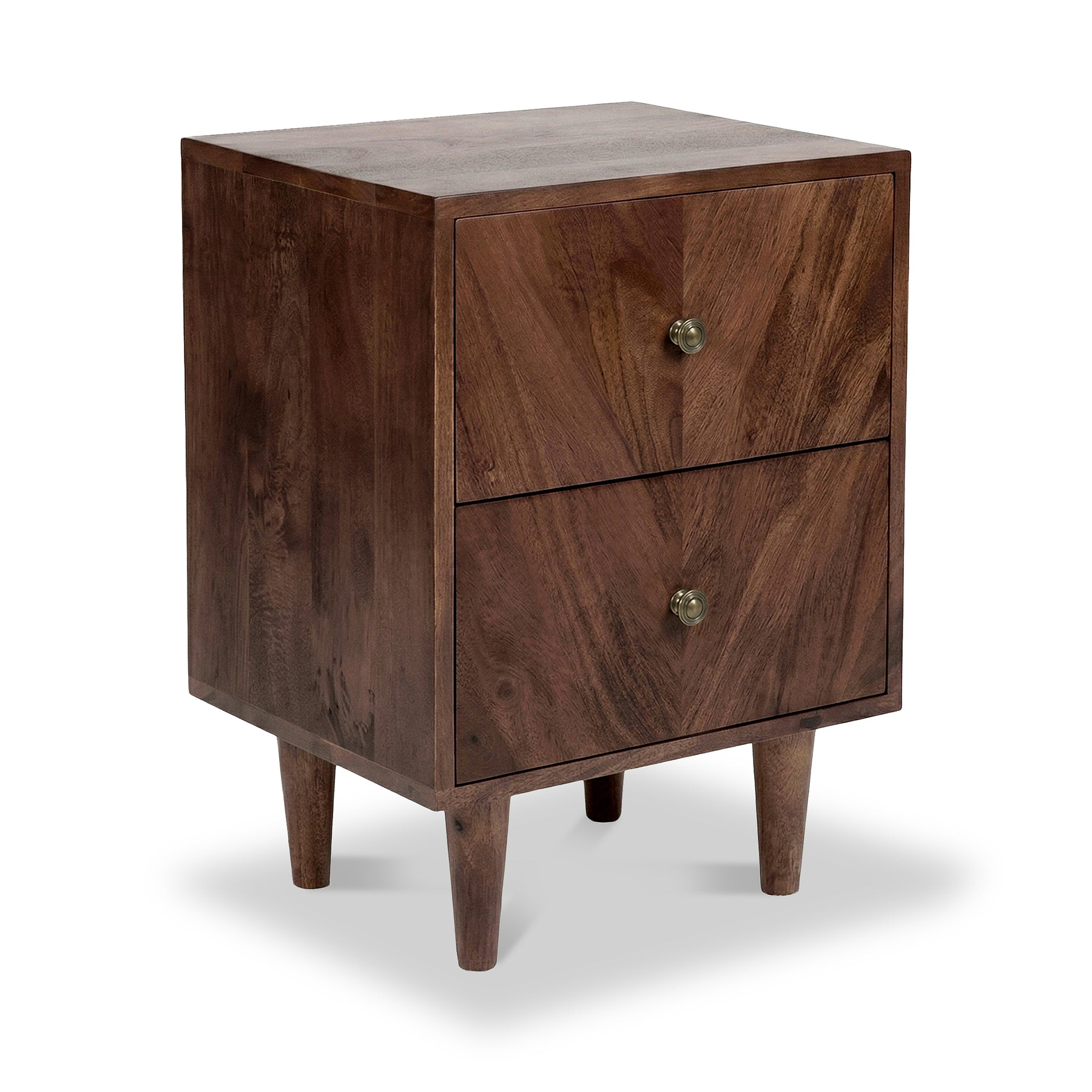 Orla Mango Bedside Dark Stain from Roseland Furniture
