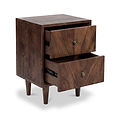 Orla Mango Bedside Dark Stain from Roseland Furniture