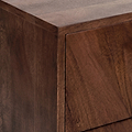 Orla Mango Bedside Dark Stain from Roseland Furniture