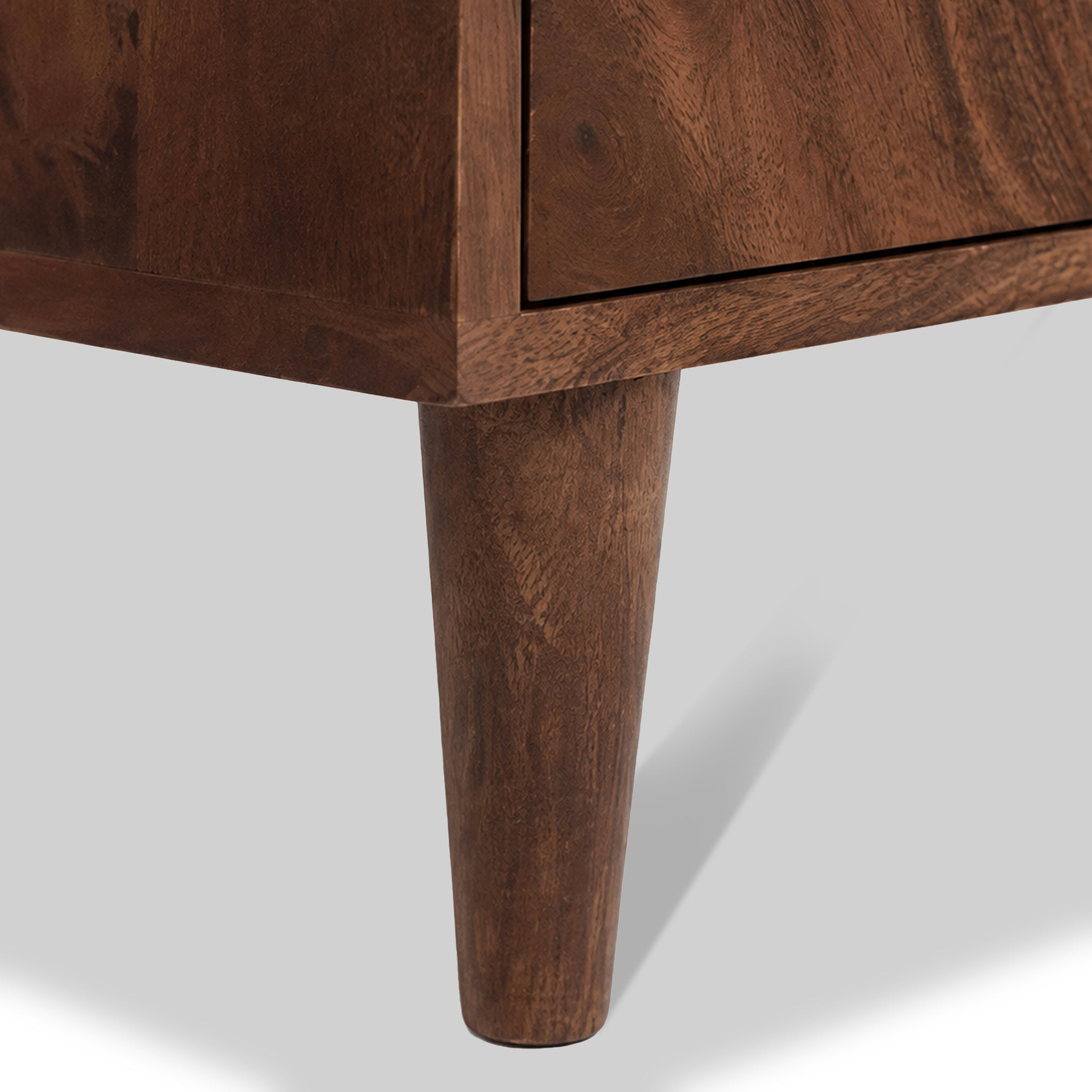 Orla Mango Bedside Dark Stain from Roseland Furniture