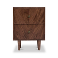 Orla Mango Bedside Dark Stain from Roseland Furniture