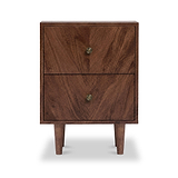 Orla Mango Bedside Dark Stain from Roseland Furniture