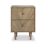 Orla Mango Bedside Light Stain from Roseland Furniture
