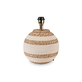 Talalla Cream and Natural Sea Grass Round Table Lamp from Roseland Furniture