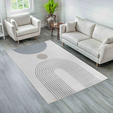 Waver Abstract Curve Design Rug from Roseland Furniture
