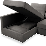 Bourton Grey Corner Sofabed