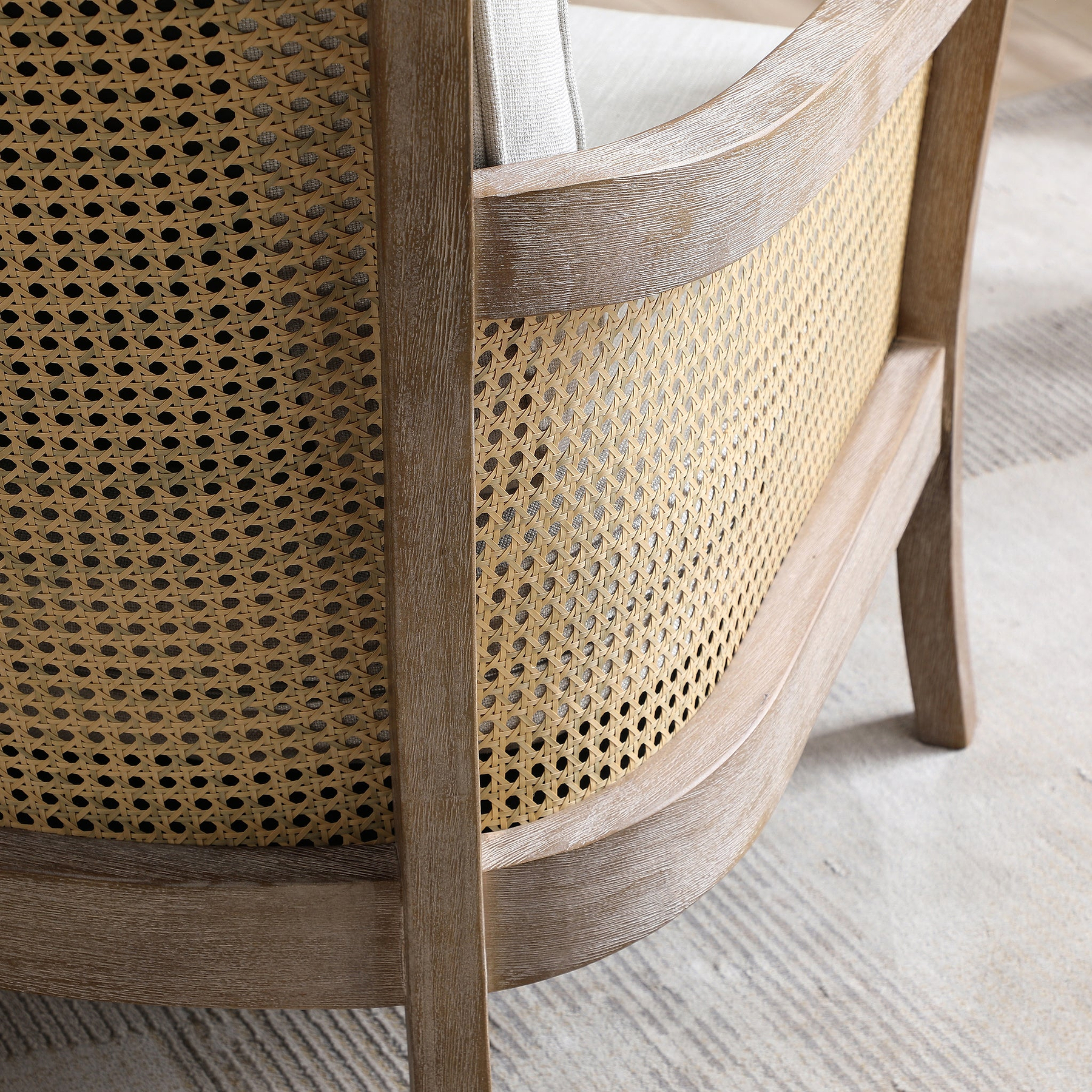 Harrington-rattan-accent-chair from Roseland Furniture