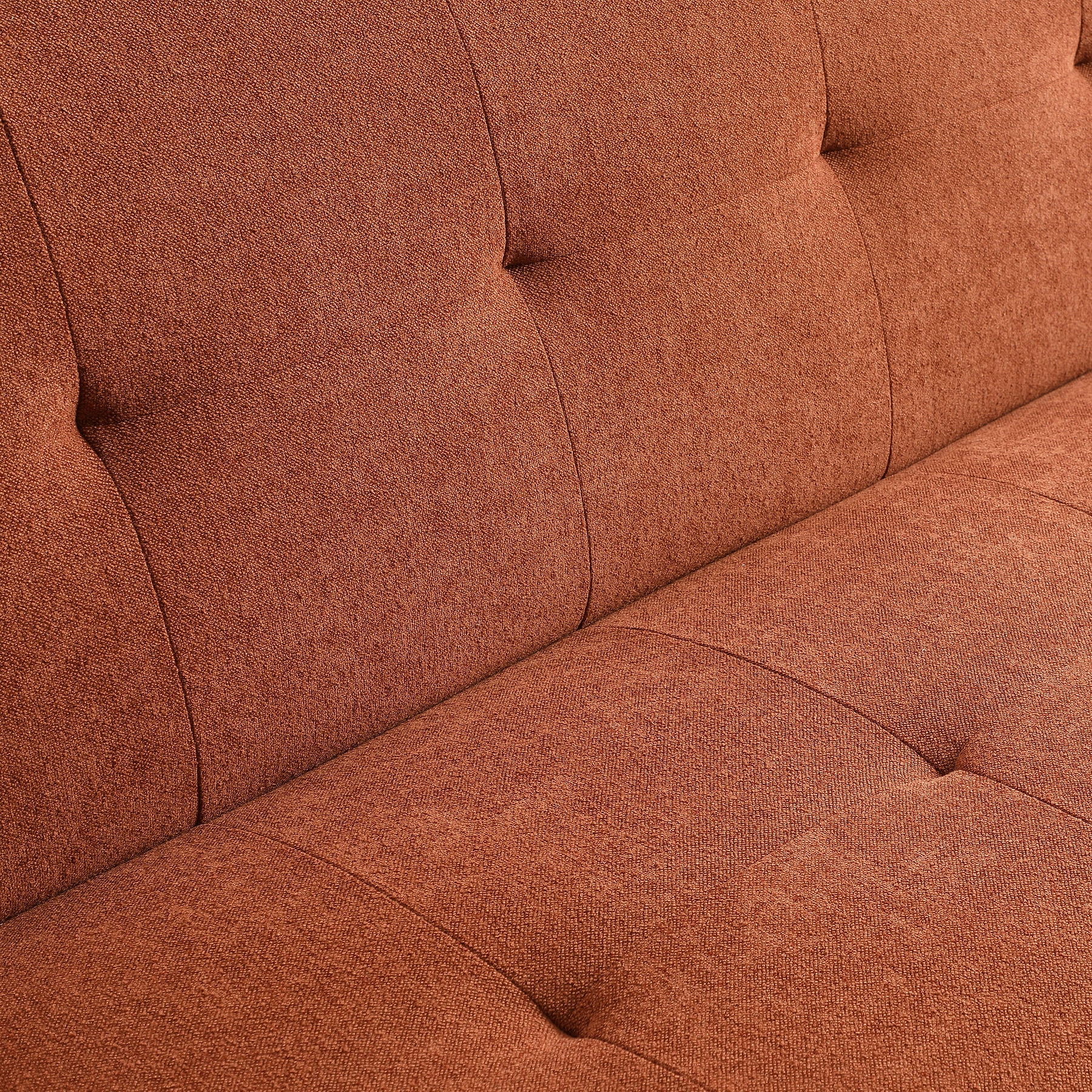 Frazier Button Back Sofa Bed Burnt Orange from Roseland Furniture