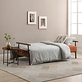 Frazier Button Back Sofa Bed Burnt Orange from Roseland Furniture
