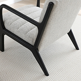 Thompson-natural-cord-accent-chair from Roseland Furniture