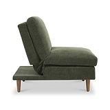 Carrington-chenille-click-clack-green-lounge-chair from Roseland Furniture