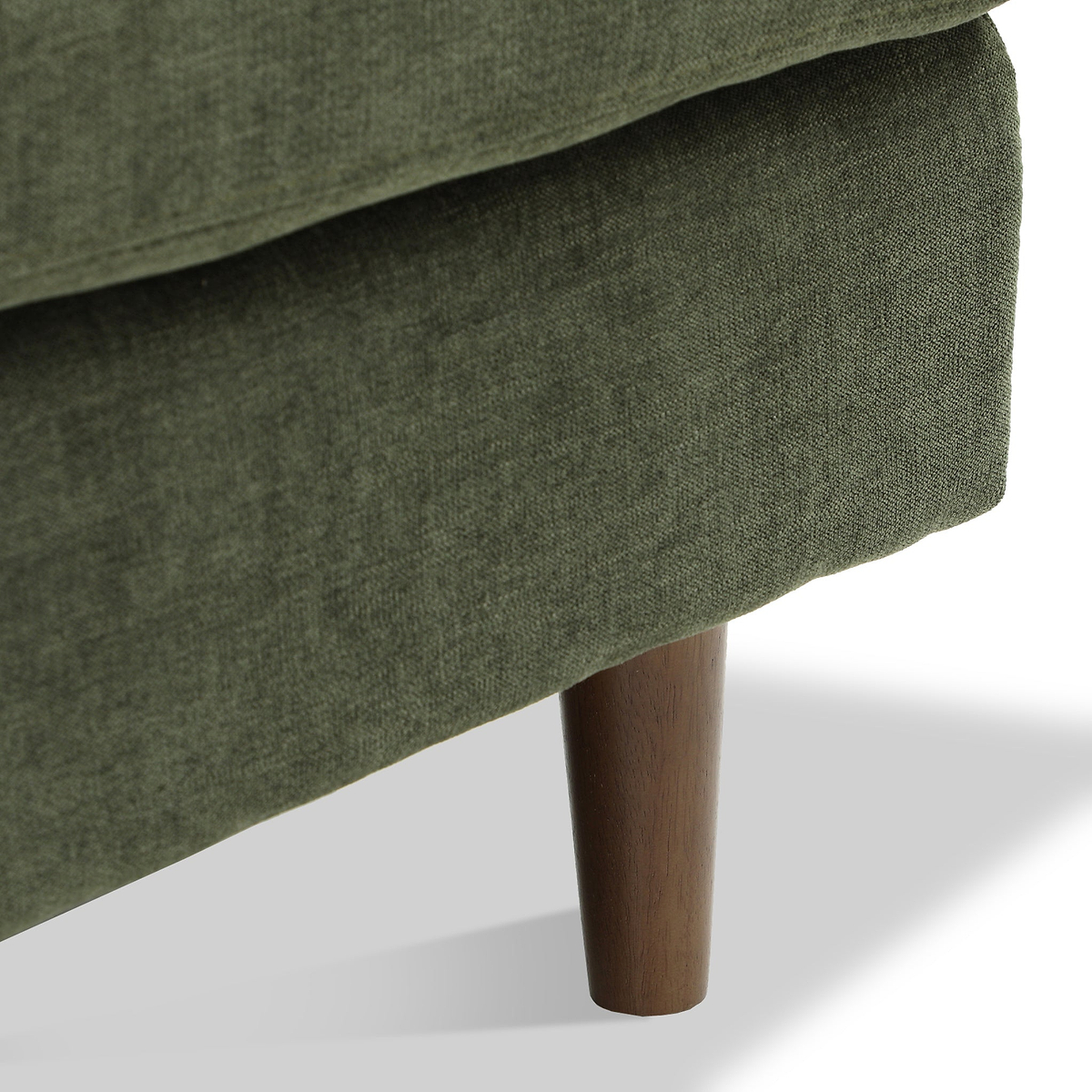 Carrington-chenille-green-footstool from Roseland Furniture