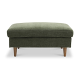 Carrington-chenille-green-footstool from Roseland Furniture