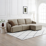 Fairfax Boucle Left Hand Facing Corner Lounge Chair from Roseland Furniture