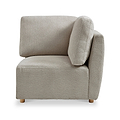 Fairfax-boucle-modular-corner-sofa-piece-taupe from Roseland Furniture