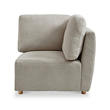 Fairfax-boucle-modular-corner-sofa-piece-taupe from Roseland Furniture