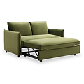 Thalia 2 Seater Olive Pop Up Sofa Bed by Roseland Furniture