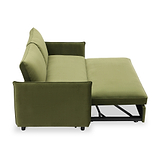 Thalia 2 Seater Olive Pop Up Sofa Bed by Roseland Furniture
