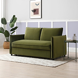 Thalia 2 Seater Olive Pop Up Sofa Bed by Roseland Furniture