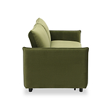 Thalia 2 Seater Olive Pop Up Sofa Bed by Roseland Furniture